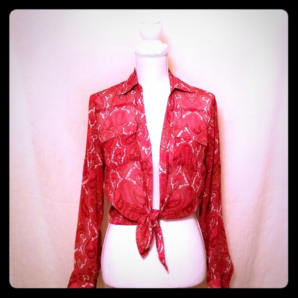 New York and Company Button-down Blouse